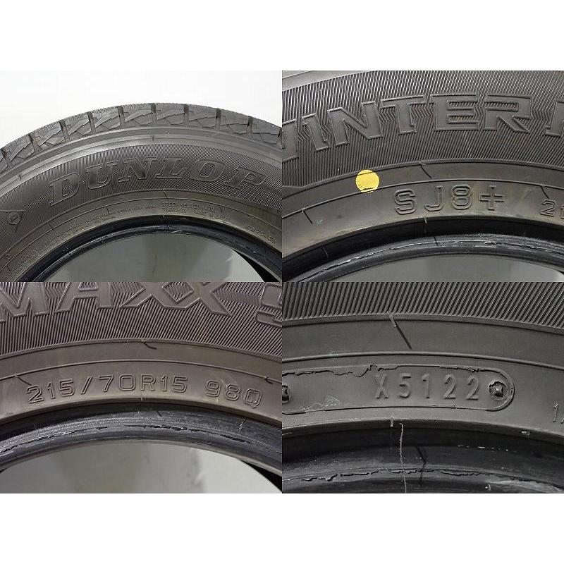 DUNLOP（ダンロップ） 【中古】215/70R15 スタッドレスタイヤ 4本