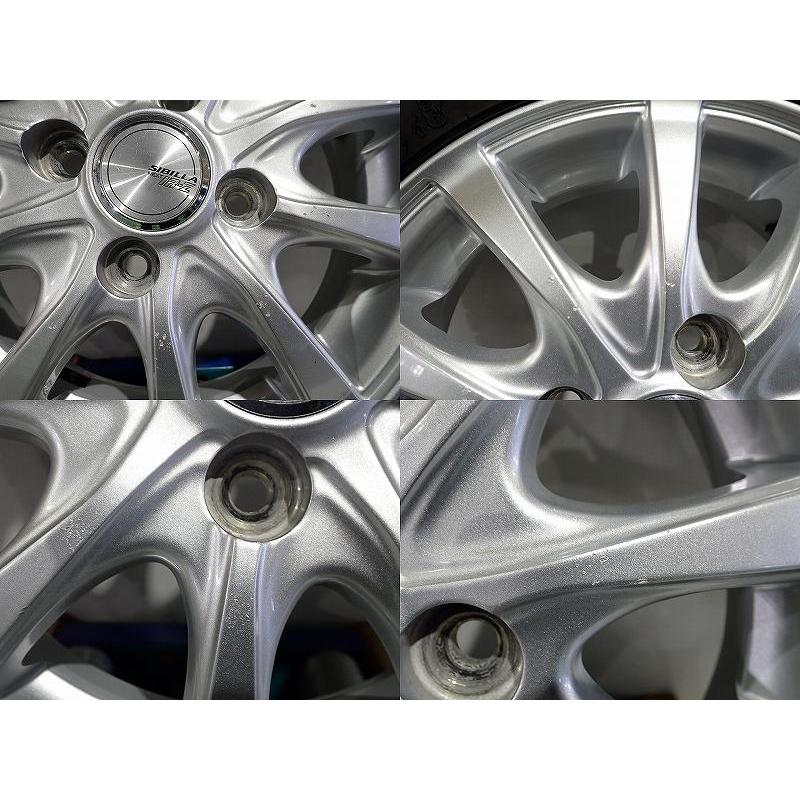中古】145/80R13 スタッドレスタイヤ アルミホイール 4本セット 