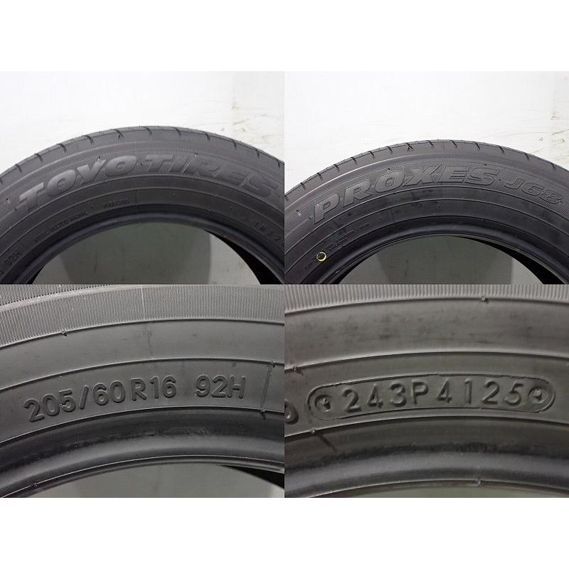 中古】205/60R16 サマータイヤ 4本セット トーヨー プロクセスJ68 ( 16 