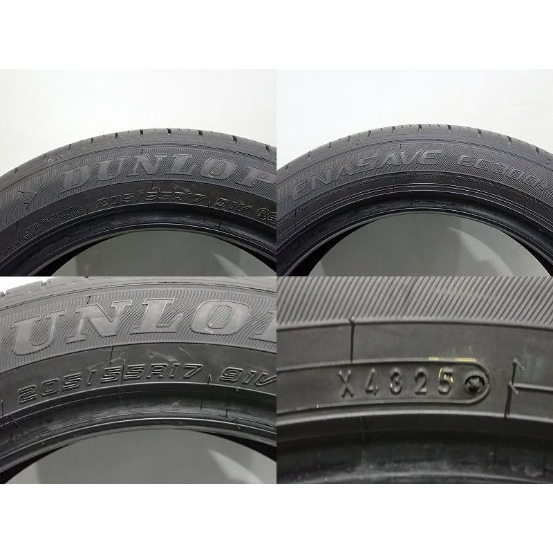 DUNLOP（ダンロップ） 【中古】205/55R17 サマータイヤ 4本セット
