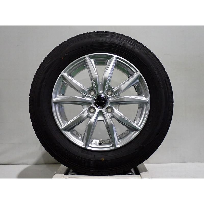 DUNLOP（ダンロップ） 【中古】165/70R14 スタッドレスタイヤ アルミ 