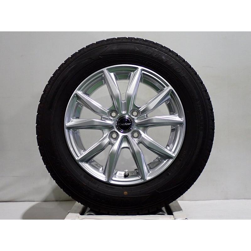 DUNLOP（ダンロップ） 【中古】165/70R14 スタッドレスタイヤ アルミ 