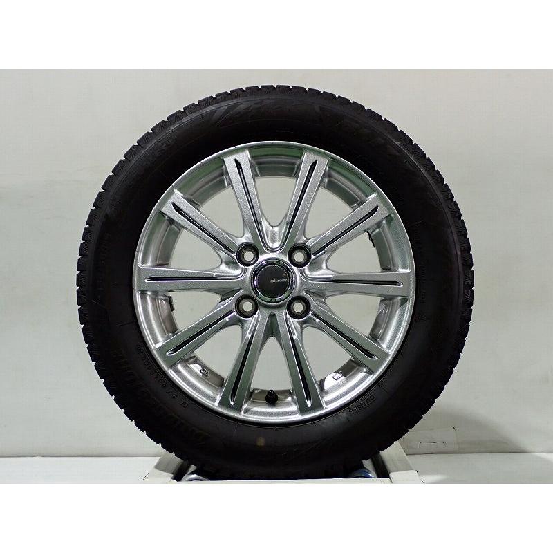 中古】155/65R14 スタッドレスタイヤ アルミホイール 4本セット 