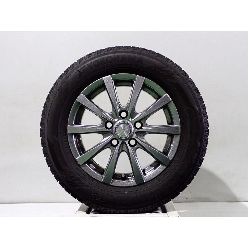 30%オフクーポン【中古】195/65R15 スタッドレスタイヤ アルミホイール 