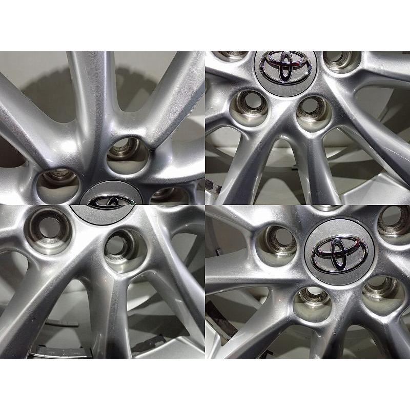 エスティマ 【中古】215/55R17 スタッドレスタイヤ アルミホイール 4本 