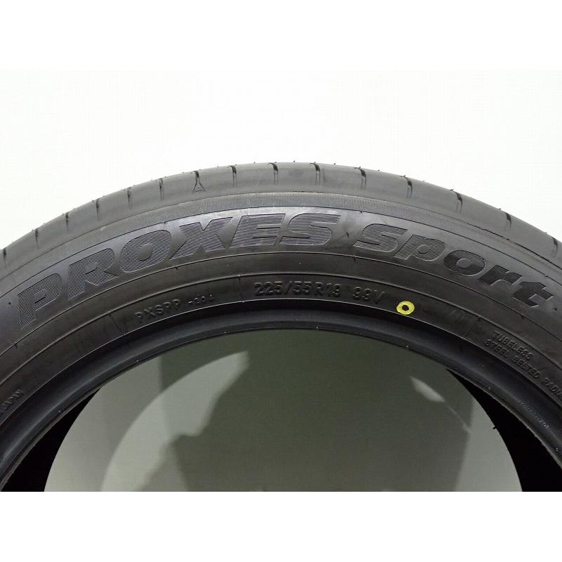 中古】225/55R19 サマータイヤ 4本セット トーヨー プロクセススポーツ