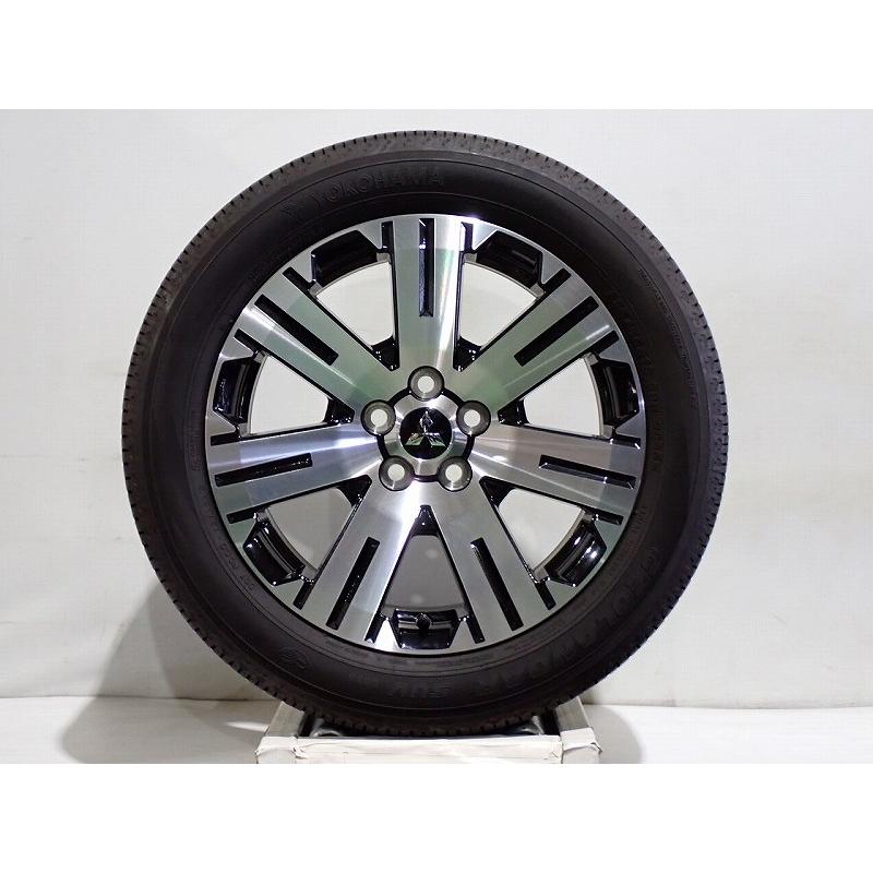 三菱（MITSUBISHI） 10%オフCP!【中古】225/55R18 サマータイヤ アルミ 