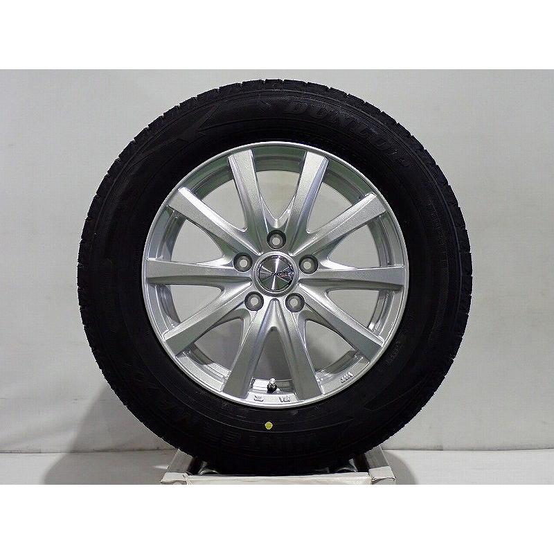 ※Ryoスタッドレスダンロップ205/65R16 ホイール付４本セット DUNLOP（ダンロップ） 205/65R16 スタッドレスタイヤ アルミホイール 4