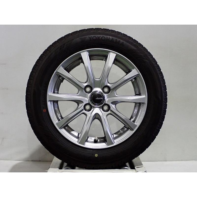 10%オフクーポン【中古】165/65R14 スタッドレスタイヤ アルミホイール 