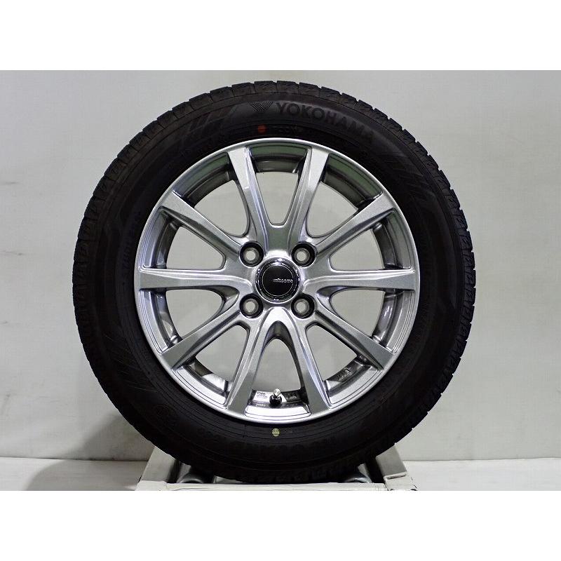 10%オフクーポン【中古】165/65R14 スタッドレスタイヤ アルミホイール 
