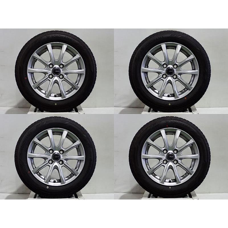 中古】165/65R14 スタッドレスタイヤ アルミホイール 4本セット
