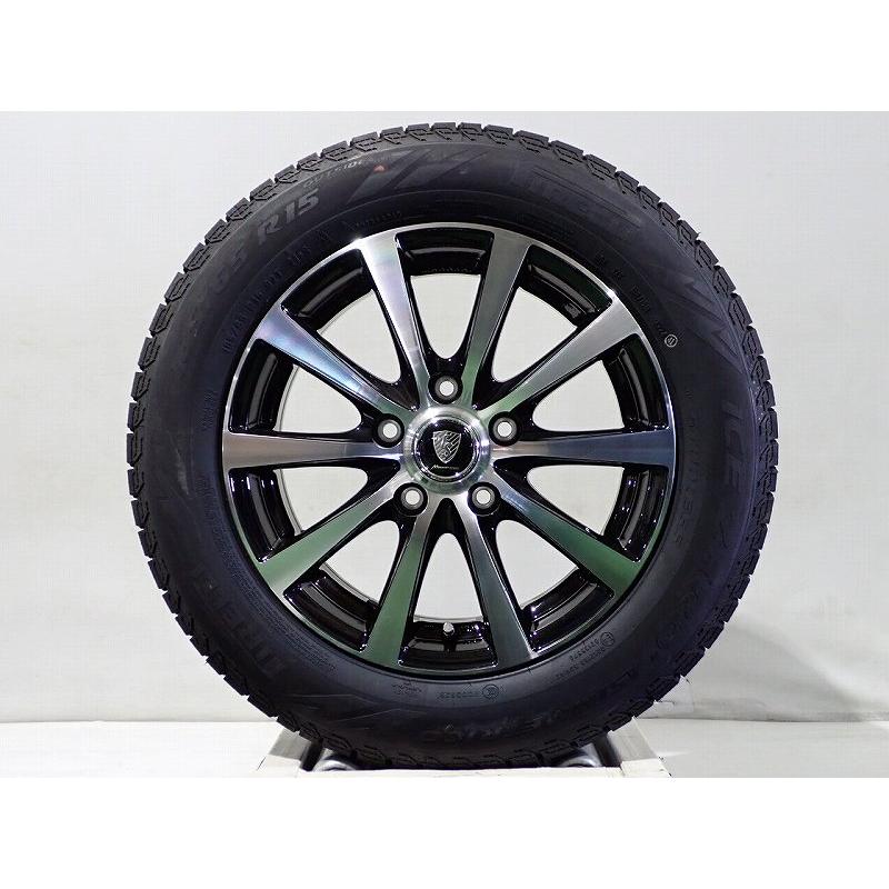 マルカサービス 185/65R15 スタッドレスタイヤ アルミホイール 4本 