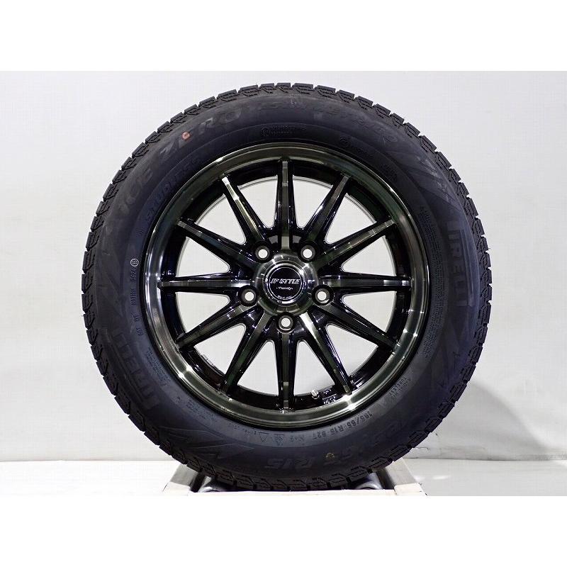 新品ピレリスタッドレスセット185/65R15コンパクトカー各種 185/65R15 スタッドレスタイヤ アルミホイール 4本セット ピレリ