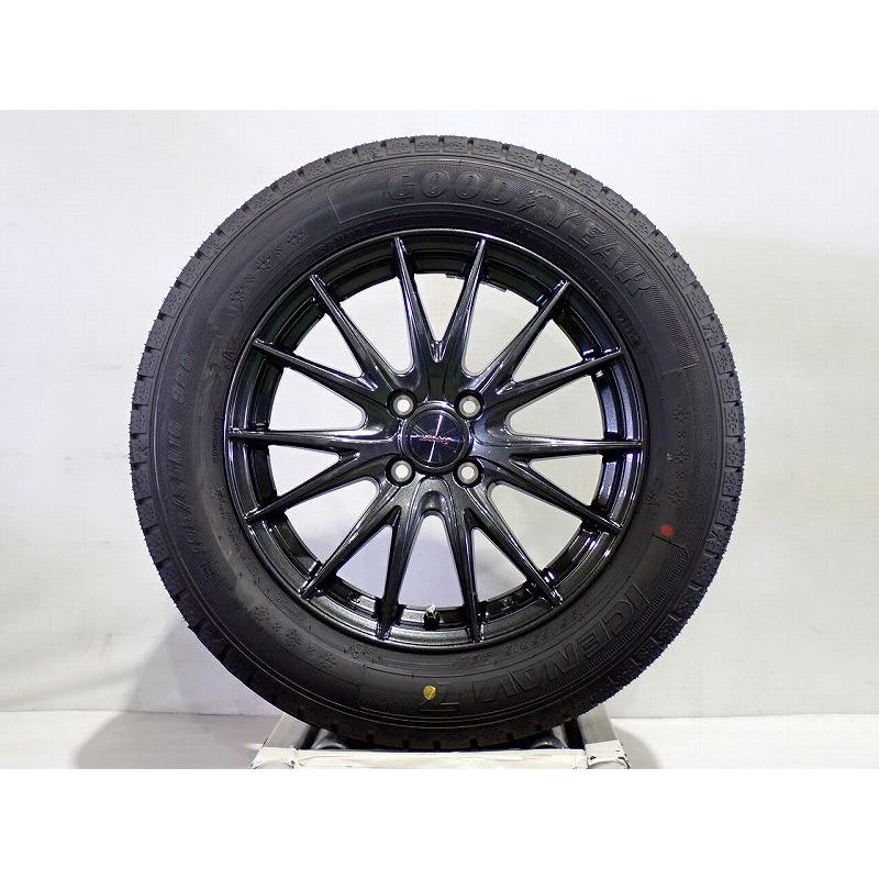 4⃣195/65R16、GYスタッドレス＆アルミホイール、4分割の1本、送料込み グッドイヤー（GOODYEAR） 195/65R16 スタッドレスタイヤ アルミ