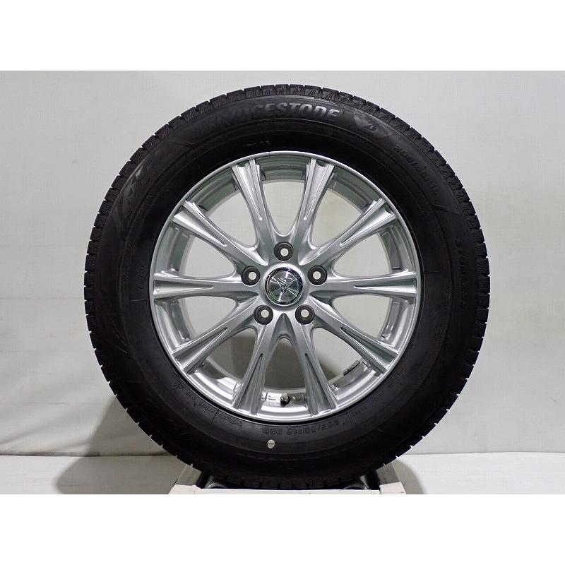スタッドレスタイヤ　16インチ　205/65R16　トヨタ　純正　アルミホイール　冬タイヤ　ブリヂストン　ＶＲＸ　中古 BRIDGESTONE（ブリヂストン） 【中古】205/65R16 スタッドレスタイヤ