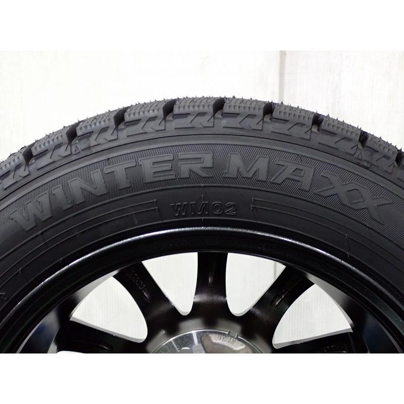 DUNLOP（ダンロップ） 165/65R14 スタッドレスタイヤ アルミホイール 4