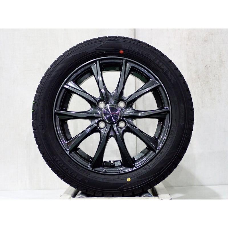 DUNLOP（ダンロップ） 165/60R15 スタッドレスタイヤ アルミホイール 4 