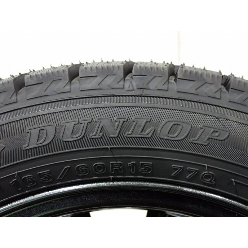 DUNLOP（ダンロップ） 165/60R15 スタッドレスタイヤ アルミホイール 4