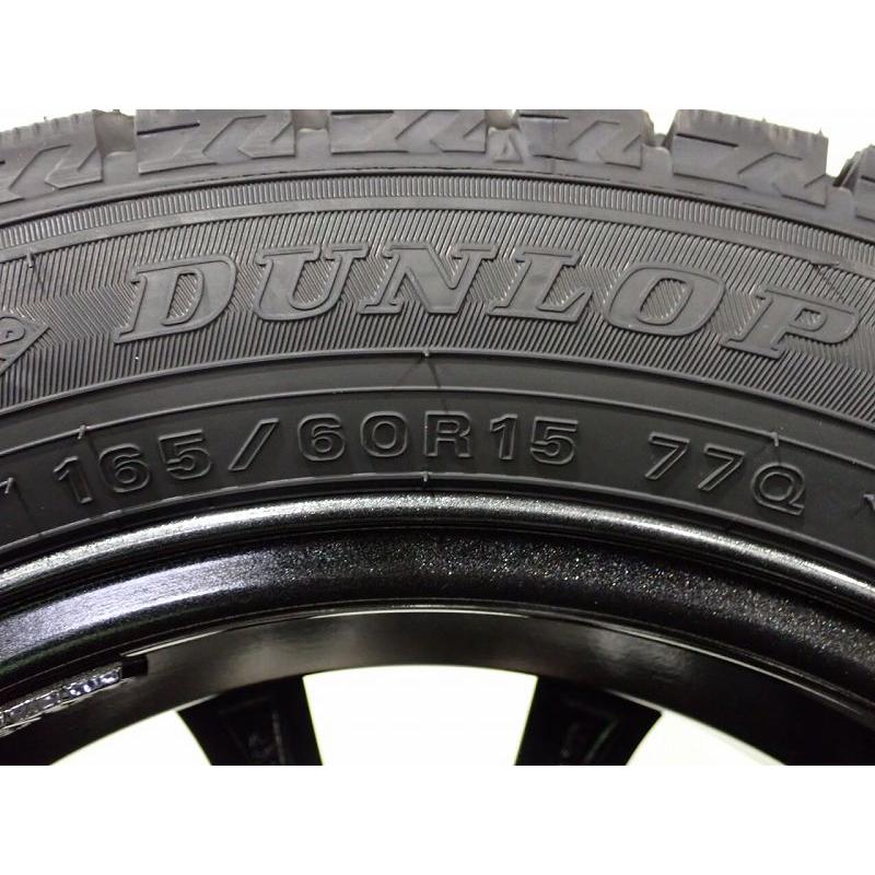 DUNLOP（ダンロップ） 165/60R15 スタッドレスタイヤ アルミホイール 4 