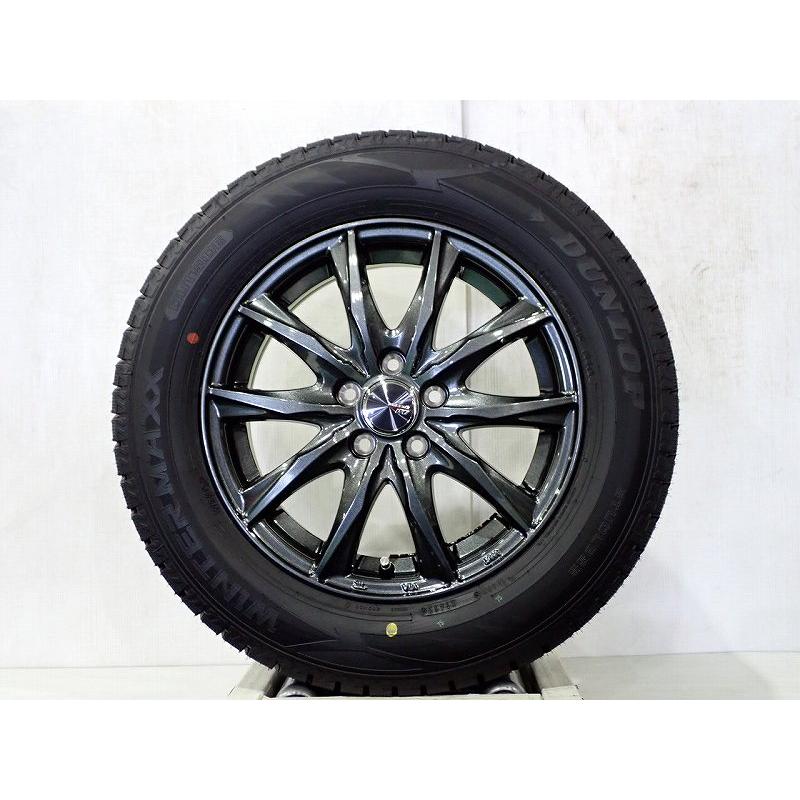 DUNLOP（ダンロップ） 195/65R15 スタッドレスタイヤ アルミホイール 4 