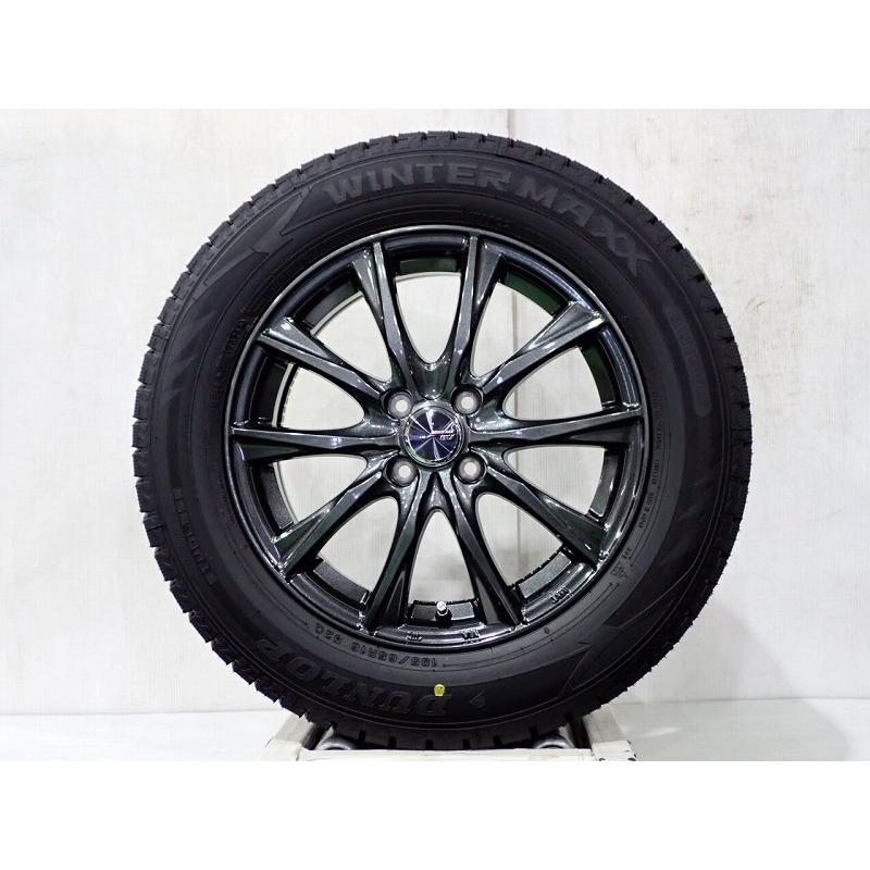 DUNLOP（ダンロップ） 195/65R16 スタッドレスタイヤ アルミホイール 4