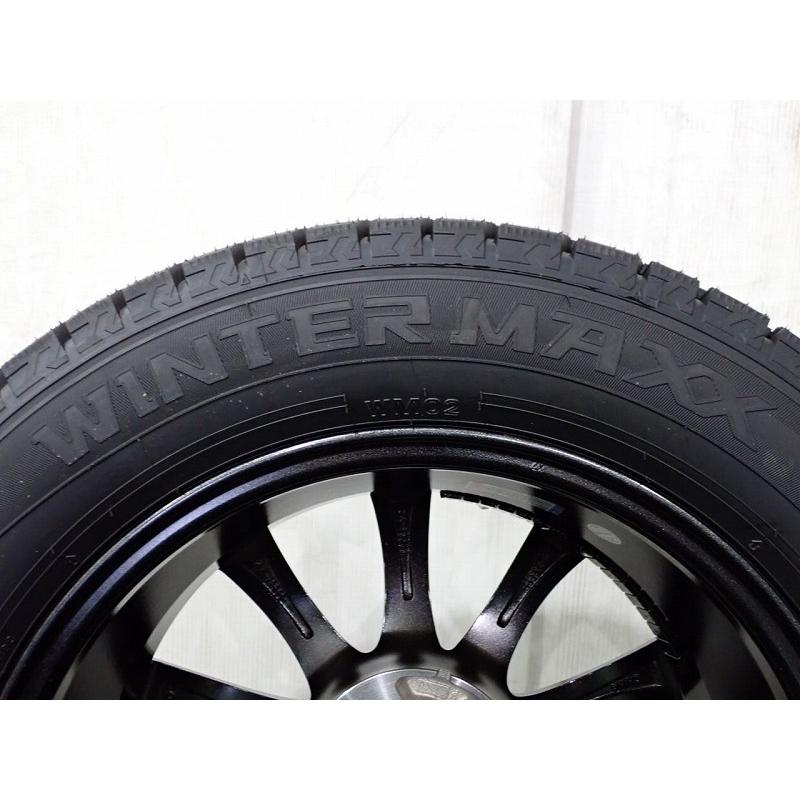 DUNLOP WINTER MAX 16インチ タイヤ　アルミホイール4本セット DUNLOP（ダンロップ） 195/65R16 スタッドレスタイヤ アルミホイール 4