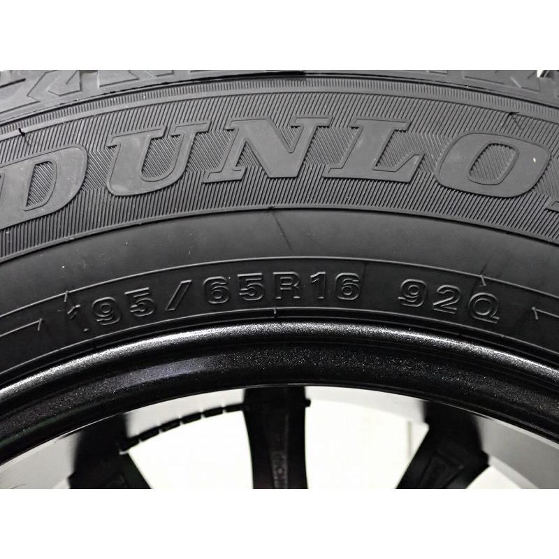 DUNLOP（ダンロップ） 195/65R16 スタッドレスタイヤ アルミホイール 4