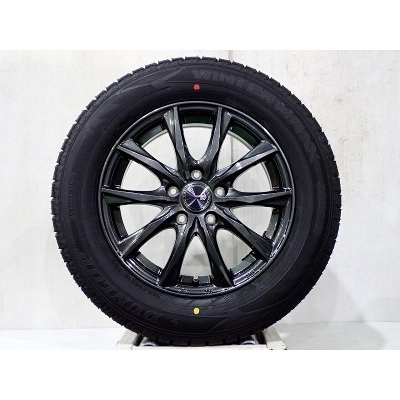 DUNLOP WINTER MAXX 205/65R16 2022年製4本セット DUNLOP（ダンロップ） 205/65R16 スタッドレスタイヤ アルミホイール 4