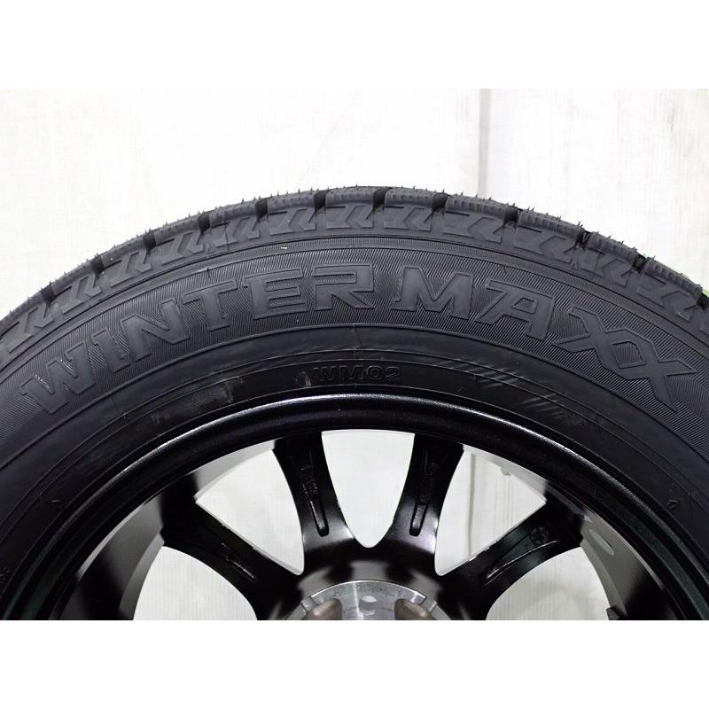 DUNLOP WINTER MAXX 205/65R16 2022年製4本セット DUNLOP（ダンロップ） 205/65R16 スタッドレスタイヤ アルミホイール 4