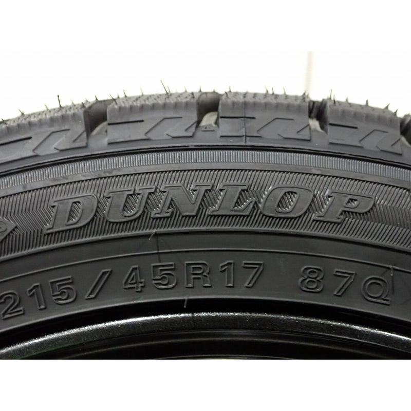 DUNLOP（ダンロップ） 215/45R17 スタッドレスタイヤ アルミホイール 4