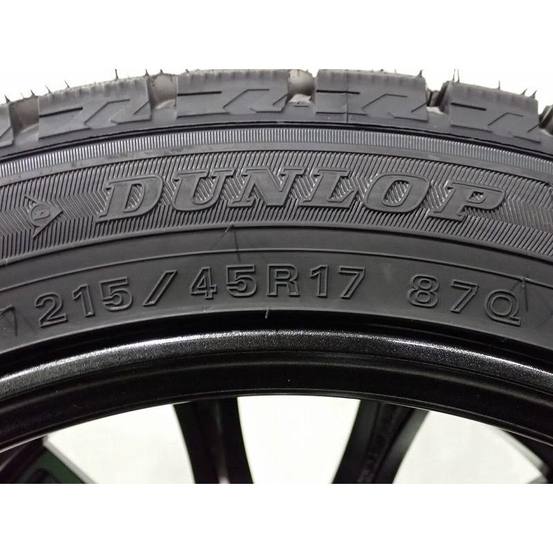 DUNLOP（ダンロップ） 215/45R17 スタッドレスタイヤ アルミホイール 4