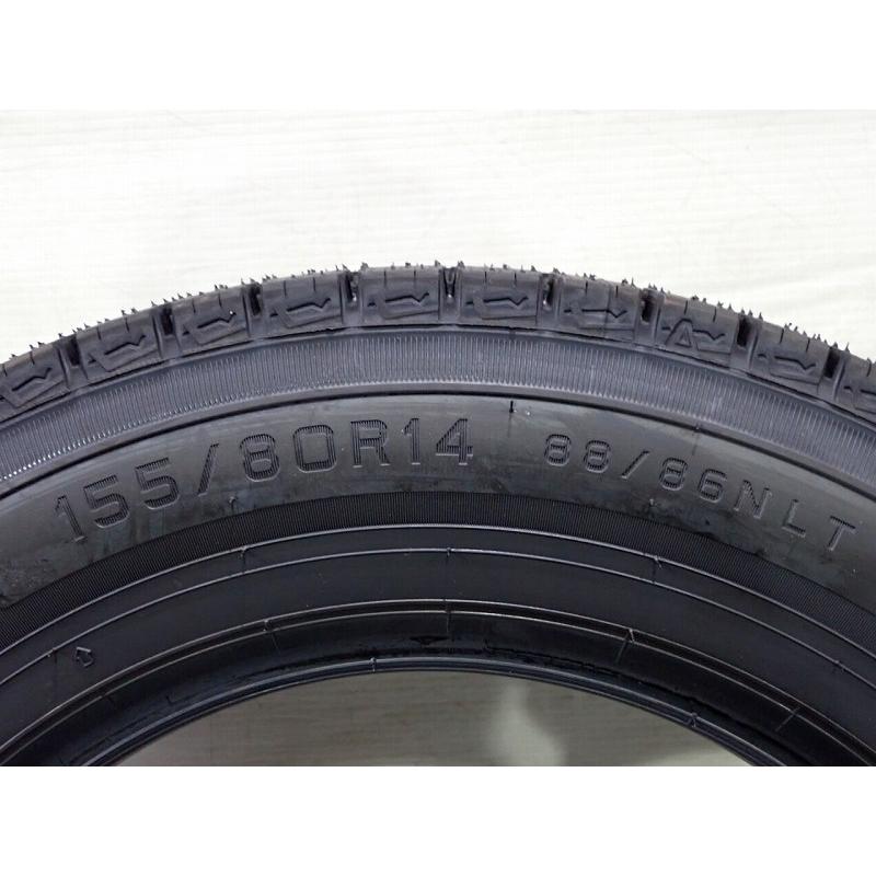 DUNLOP（ダンロップ） 155/80R14 88/86N スタッドレスタイヤ 4本セット