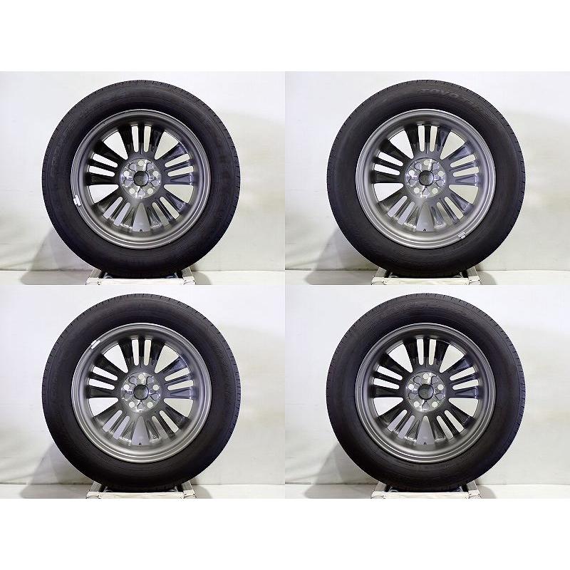 アルファード 【中古】225/60R18 サマータイヤ アルミホイール 4本