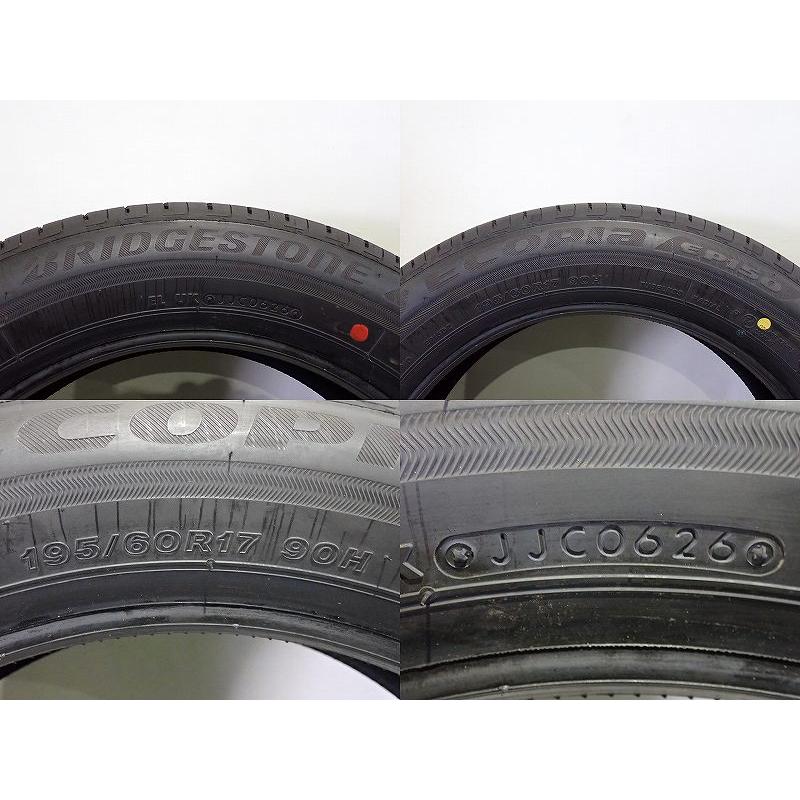BRIDGESTONE（ブリヂストン） 【中古】195/60R17 サマータイヤ 4本 