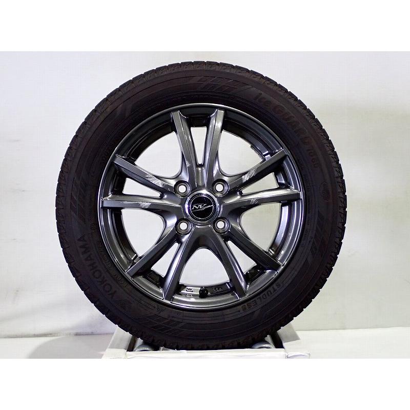WEDS（ウェッズ） 【中古】155/65R14 スタッドレスタイヤ アルミ 