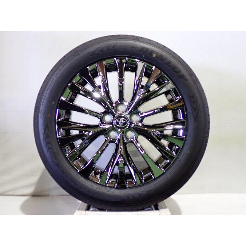 225/55R19 ダンロップ スタッドレスタイヤ 純正ホイールセット 5穴 DUNLOP（ダンロップ） 【中古】225/55R19 サマータイヤ アルミホイール