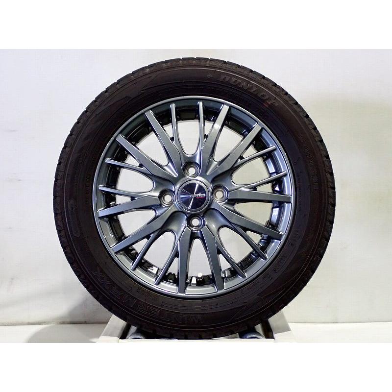【ダンロップ】スタッドレス アルミホイール付き 155/65R14 DUNLOP（ダンロップ） 【中古】155/65R14 スタッドレスタイヤ アルミ
