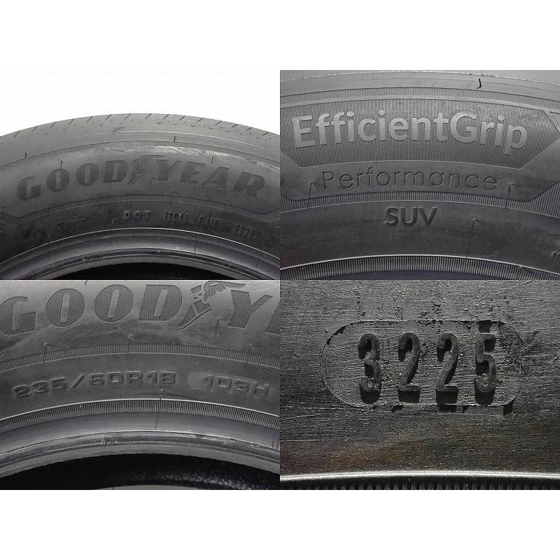 グッドイヤー（GOODYEAR） 【中古】235/60R18 サマータイヤ 4本セット 