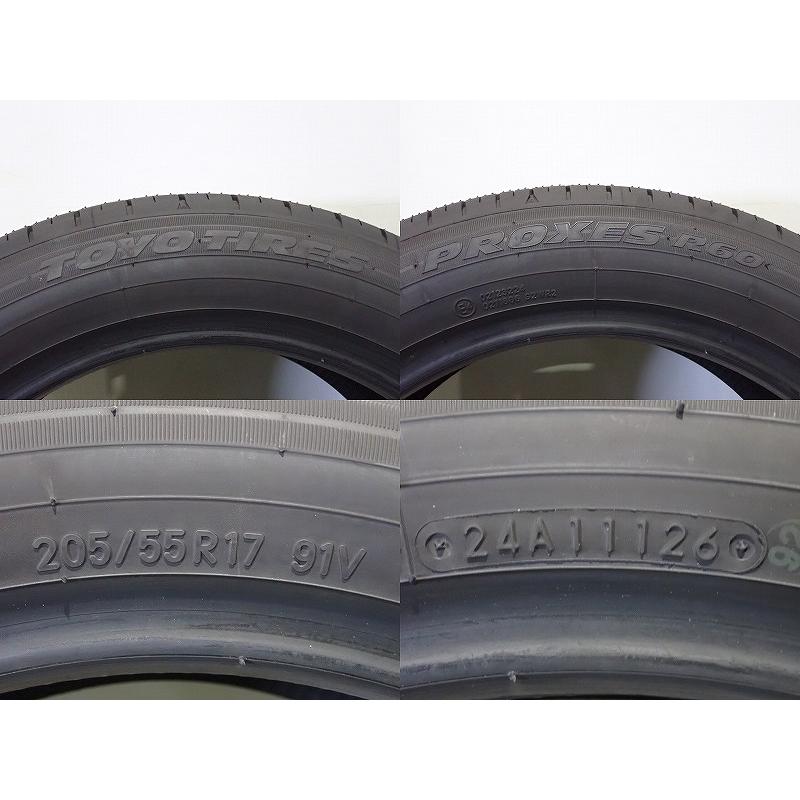 中古】205/55R17 サマータイヤ 4本セット トーヨー プロクセスR60 ( 17