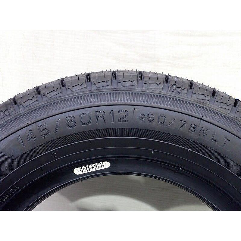 DUNLOP（ダンロップ） 145/80R12 80/78N スタッドレスタイヤ 4本セット