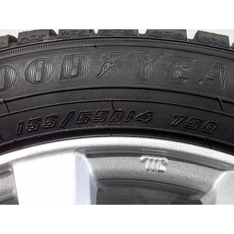 グッドイヤー（GOODYEAR） 155/65R14 スタッドレスタイヤ アルミ