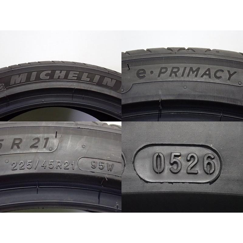 ミシュラン（MICHELIN） 【中古】225/45R21 サマータイヤ 4本セット E