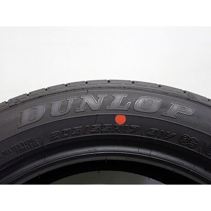 DUNLOP（ダンロップ） 【中古】205/55R17 サマータイヤ 4本セット