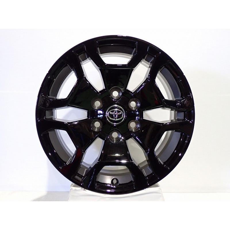 トヨタ ランドクルーザー FJ 純正 18インチアルミホイール ブラック トヨタ（TOYOTA） 2【中古】1875+30-6H139.7 アルミホイール 4本セット