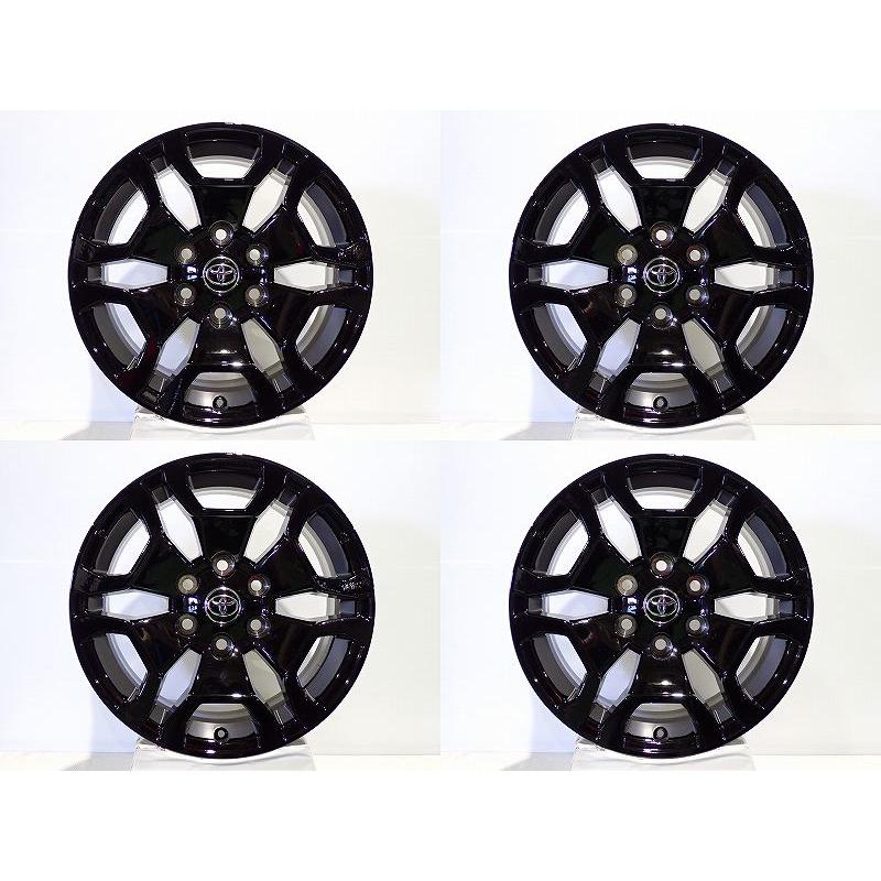新型ランクルFJ 純正ホイル4本 トヨタ（TOYOTA） 2【中古】1875+30-6H139.7 アルミホイール 4本セット