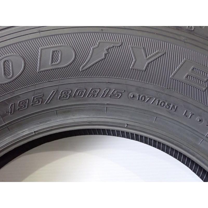 グッドイヤー（GOODYEAR） 195/80R15 107/105N サマータイヤ 4本セット