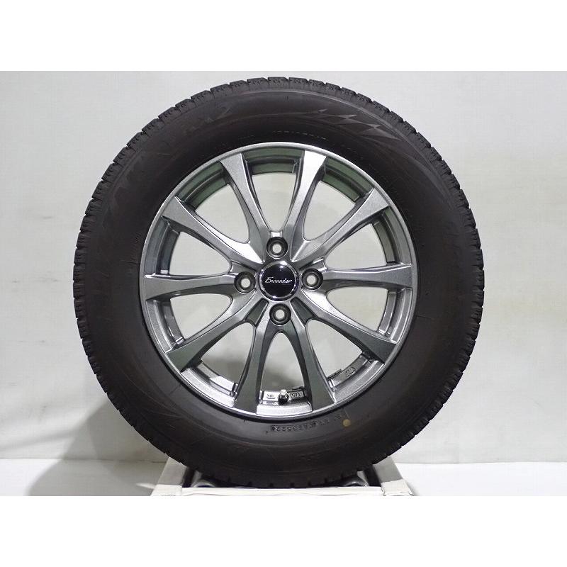 195/65R15／ブリヂストン VRX2 ホイールセット中古 冬タイヤ BRIDGESTONE（ブリヂストン） 【中古】195/65R15 スタッドレスタイヤ