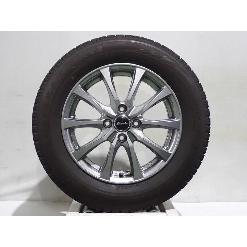 【値下げ】スタッドレス195/65R15 VRX2 100-5ホイールセット BRIDGESTONE（ブリヂストン） 【中古】195/65R15 スタッドレスタイヤ