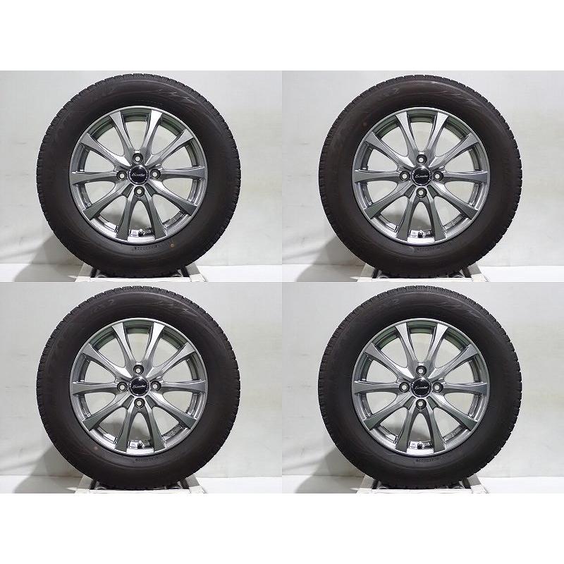 【値下げ】スタッドレス195/65R15 VRX2 100-5ホイールセット BRIDGESTONE（ブリヂストン） 【中古】195/65R15 スタッドレスタイヤ