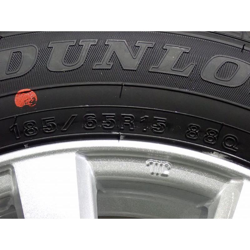 DUNLOP（ダンロップ） 185/65R15 スタッドレスタイヤ アルミホイール 4